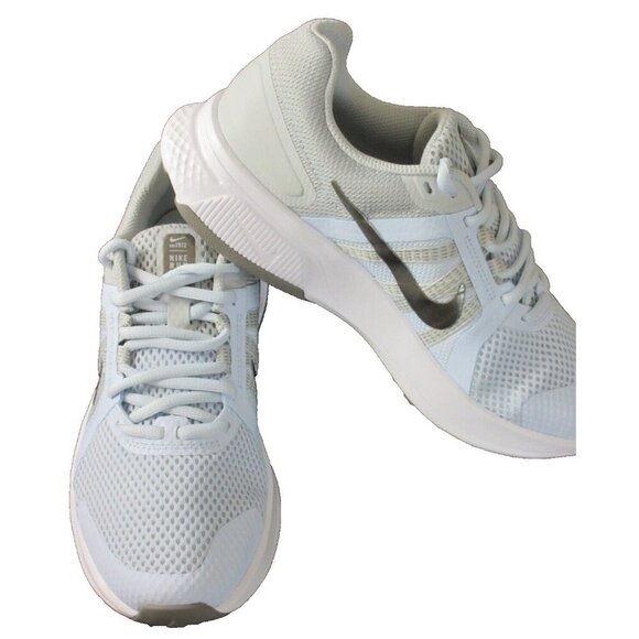 Nike Women's Run Swift 2 Half Blue Metallic Pewter Grey Running Shoes Sizes NIB - Picture 4 of 5